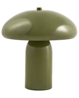 Table Lamp Dark Green Iron Metal Base 22 cm Single Light Modern Design Home Accessories Living Room Beliani