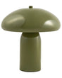 Table Lamp Dark Green Iron Metal Base 22 cm Single Light Modern Design Home Accessories Living Room Beliani