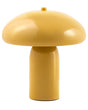 Table Lamp Yellow Iron Metal Base 22 cm Single Light Modern Design Home Accessories Living Room Beliani