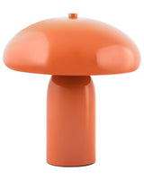 Table Lamp Orange Iron Metal Base 22 cm Single Light Modern Design Home Accessories Living Room Beliani