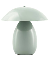 Table Lamp Light Green Iron Metal Base 30 cm Single Light Modern Design Home Accessories Living Room Beliani