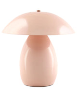 Table Lamp Pastel Pink Iron Metal Base 30 cm Single Light Modern Design Home Accessories Living Room Beliani