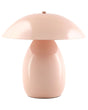 Table Lamp Pastel Pink Iron Metal Base 30 cm Single Light Modern Design Home Accessories Living Room Beliani