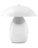 Table Lamp White Iron Metal Base 30 cm Single Light Modern Design Home Accessories Living Room Beliani