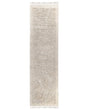 Area Rug Light Beige Cotton 80 x 300 cm Shaggy Rectangular with Tassels Boho Style Beliani