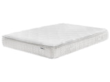 Pocket Spring Mattress White Bamboo Fabric EU King Size 7 Zone Hard Firm Removable Cover Beliani