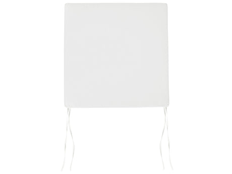 Set of 8 Seat Cushions for Garden Chairs Off White Polyester Fabric UV Resistant Beliani