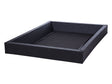 Waterbed Safety Liner Black Foam King Size 140 x 200 cm Beliani