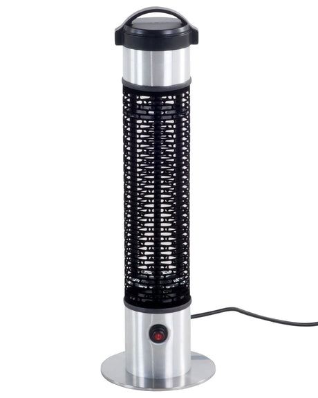 Patio Heater Black Metal 64H cm Freestanding 800W Beliani