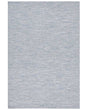 Rug Blue Cotton 140 x 200 cm Rectangular Hand Woven Modern Minimalistic Beliani