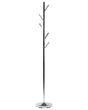 Coat Stand Silver Metal Coat Jacket Rack Hallway Beliani