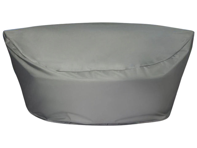 Garden Furniture Cover Grey PVC  140 x 135 x 80 cm Rain Cover Beliani