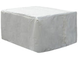 Garden Furniture Cover White PVC Fabric 320 x 120 x 90 cm Rain Cover Beliani