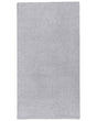 Shaggy Area Rug Light Grey 80 x 150 cm Modern High-Pile Machine-Tufted Rectangular Carpet Beliani