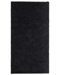 Shaggy Area Rug Black 80 x 150 cm Modern High-Pile Machine-Tufted Rectangular Carpet Beliani