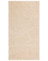 Shaggy Area Rug Beige 80 x 150 cm Modern High-Pile Machine-Tufted Rectangular Carpet Beliani