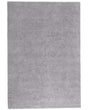 Shaggy Area Rug Light Grey 140 x 200 cm Modern High-Pile Machine-Tufted Rectangular Carpet Beliani