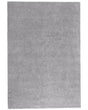 Shaggy Area Rug Light Grey 140 x 200 cm Modern High-Pile Machine-Tufted Rectangular Carpet Beliani