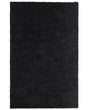 Shaggy Area Rug Black 200 x 300 cm Modern High-Pile Machine-Tufted Rectangular Carpet Beliani