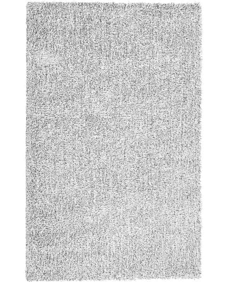 Shaggy Area Rug Grey Melange 200 x 300 cm Modern High-Pile Machine-Tufted Rectangular Carpet Beliani