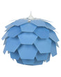 Pendant Lamp Blue Plastic Pine Cone Shade Hanging Lamp Beliani