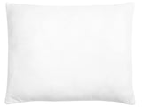 Bed Pillow White Microfibre 50 x 60 cm Soft Beliani