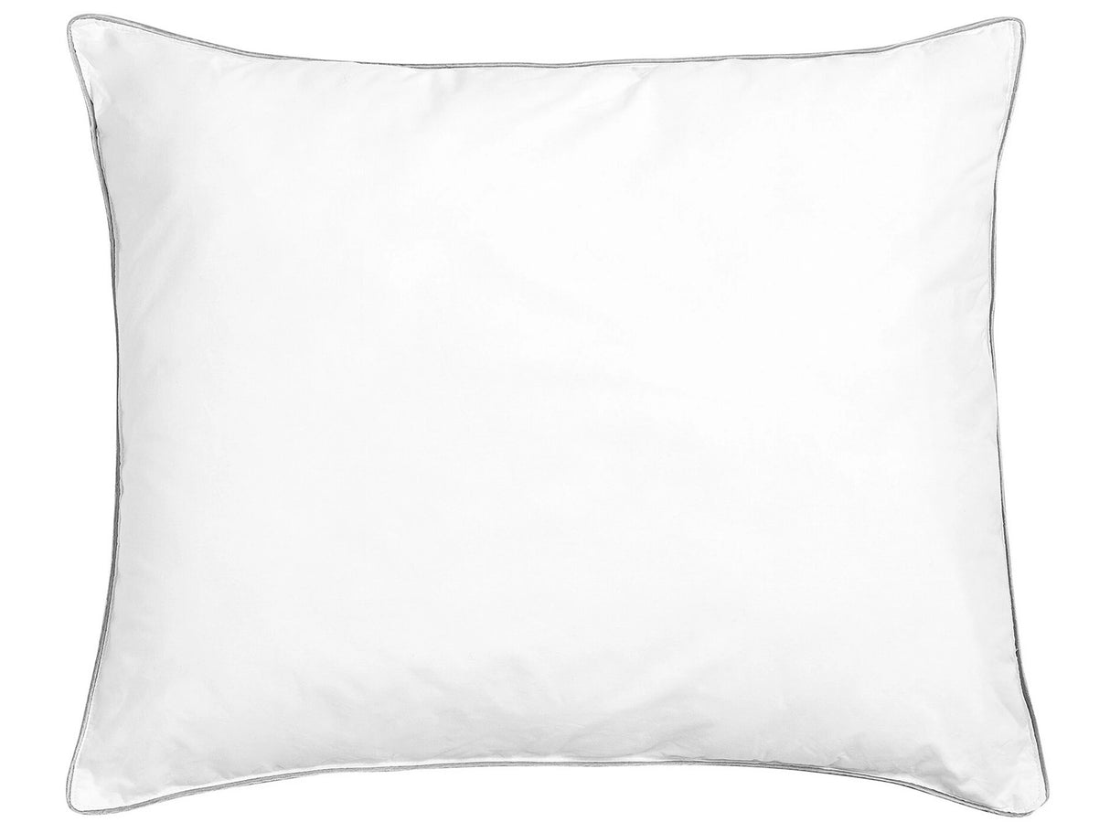 Bed Pillow White Cotton 50 x 60 cm Soft Beliani