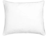 Bed Pillow White Cotton 50 x 60 cm Soft Beliani