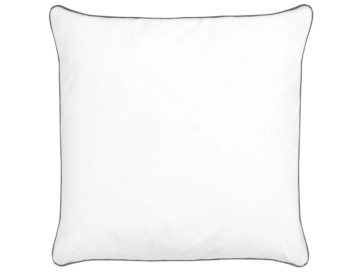 Bed Pillow White Cotton 80 x 80 cm Soft Beliani