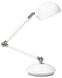 Table Desk Lamp Desk White Metal Adjustable Swing Arm Work Light Beliani