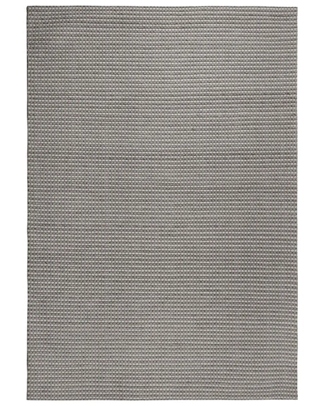 Rug Dark Grey Wool and Polyester 160 x 230 cm Hand Tufted Classic Design Beliani