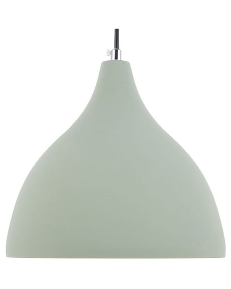 Pendant Lamp Green Concrete Scandinavian Style Ceiling Light Beliani