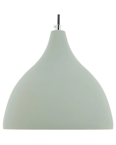 Pendant Lamp Green Concrete Scandinavian Style Ceiling Light Beliani