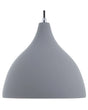 Pendant Lamp Grey Concrete Scandinavian Style Ceiling Light Beliani
