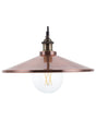 Pendant Lamp Copper Metal Modern Industrial Ceiling Light Beliani