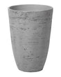 Plant Pot Grey Stone 35 x 35 x 50 cm Indoor Outdoor Beliani