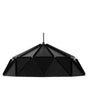 Pendant Lamp Black Metal Geometrical Shape 1 Light Modern Beliani