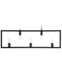 5 Light Pendant Lamp Black Metal Rectangular Industrial Style Beliani