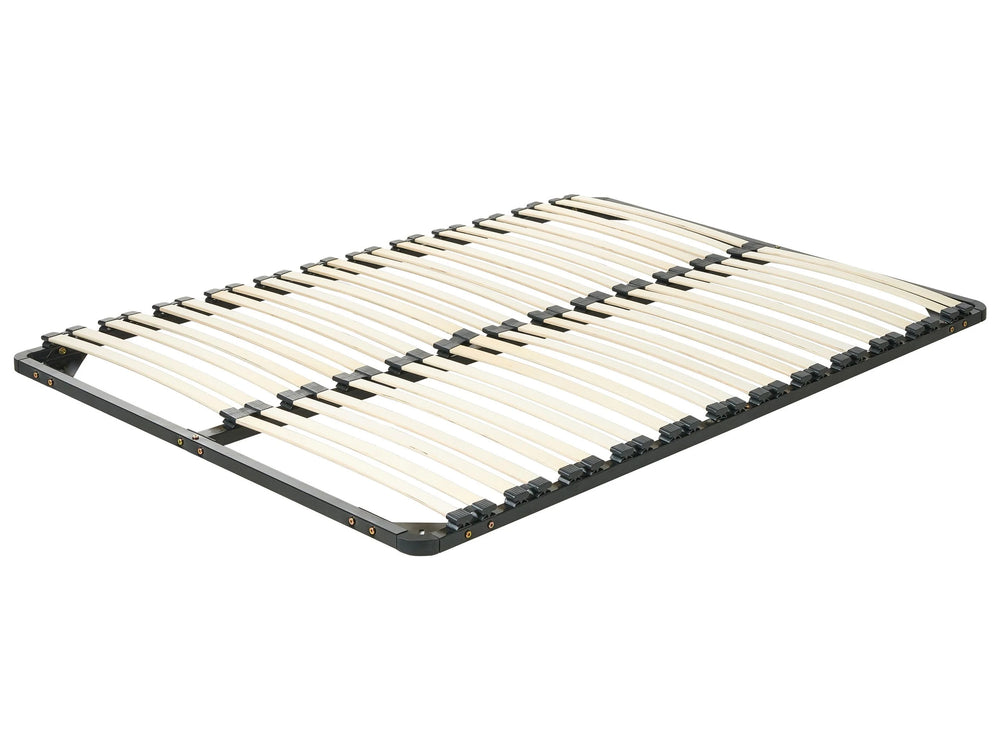 Slatted Bed Base Poplar EU Super King 6ft Frame Bed Base Beliani