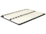 Slatted Bed Base Poplar EU Super King 6ft Frame Bed Base Beliani