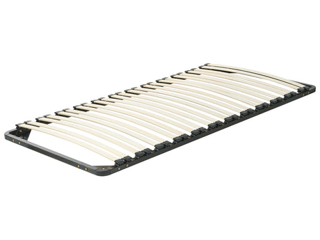 Bed Base EU Single Size 3ft Solid Wood Slats Metal Frame Beliani