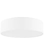 Flush Lamp White Polycotton  45 cm Boho Beliani
