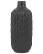 Decorative Table Vase Black Stoneware 31 cm Glam Beliani