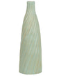 Decorative Vase Light Green 54 cm Terracotta Minimalist Modern Scandinavian Decor Beliani