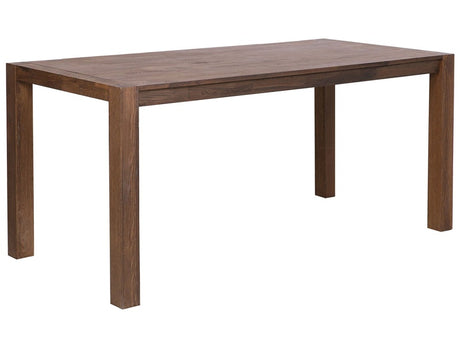 Dining Table Dark Oak Wood 150 x 85 cm Traditional Rustic Beliani