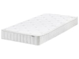 Double Sided Mattress White Fabric EU Single Medium Hard Beliani