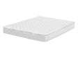 Double Sided Mattress White Fabric EU Double Medium Hard Beliani