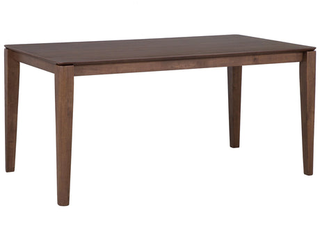 Dining Table Dark Walnut Veneer 160 x 90 cm Rectangular Traditional Style Beliani