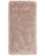 Area Rug Shaggy Beige with Cotton 80 x 150 cm Rectangular Tufted Shag Pile Beliani