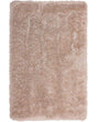Shaggy Area Rug High-Pile Carpet Solid Beige Polyester Rectangular 200 x 300 cm Beliani